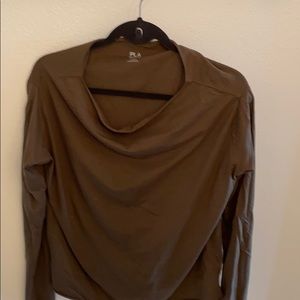 PLANET L/S Cowl Neck Shirt